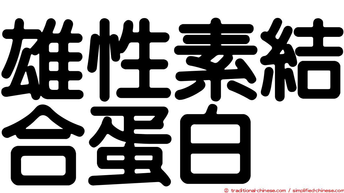雄性素結合蛋白
