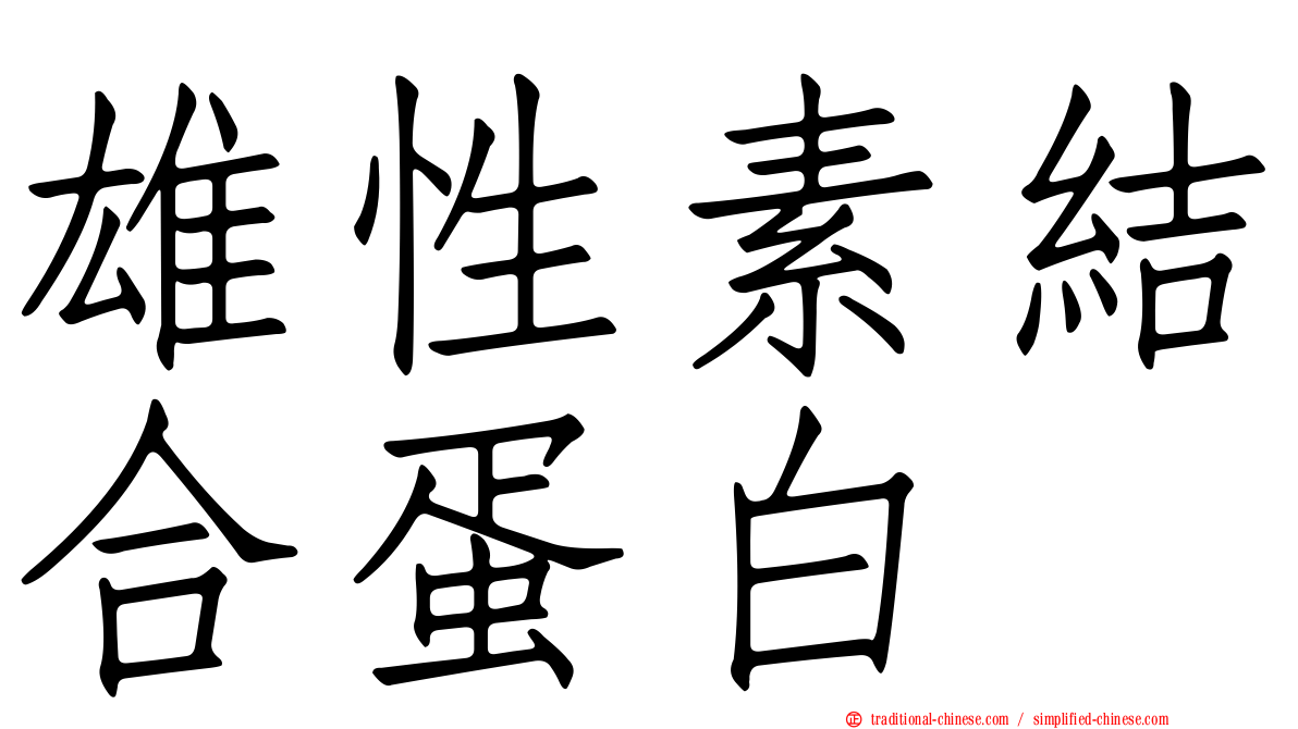 雄性素結合蛋白