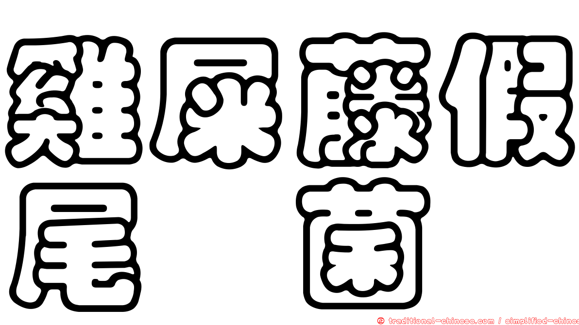 雞屎藤假尾孢菌