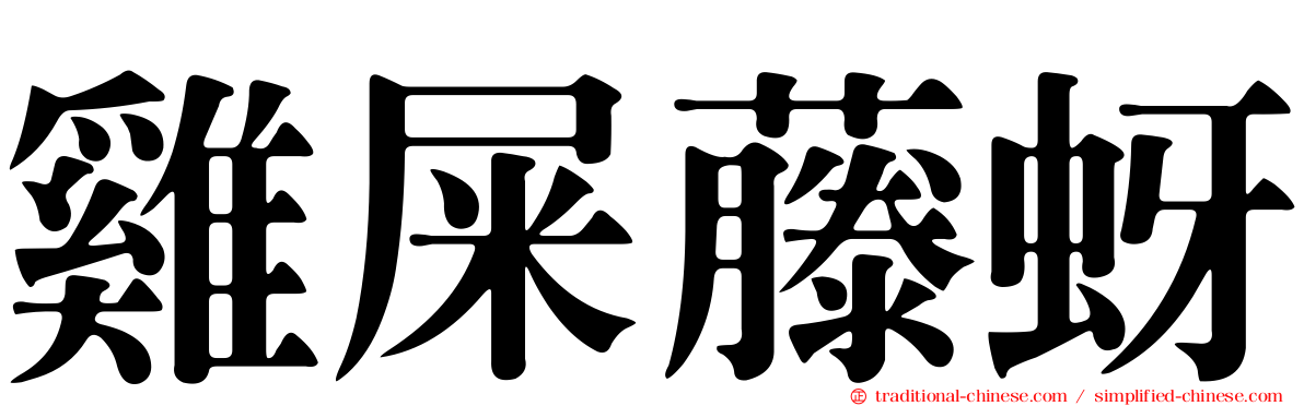 雞屎藤蚜