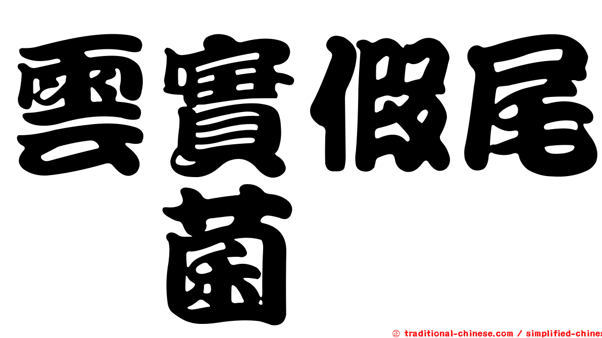 雲實假尾孢菌