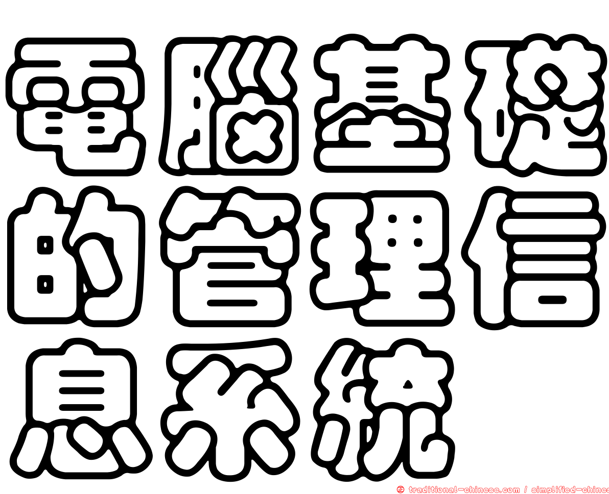 電腦基礎的管理信息系統