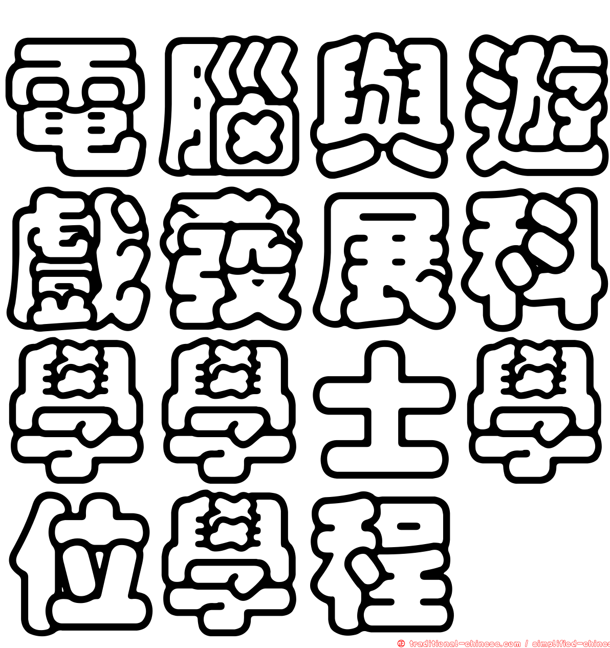 電腦與遊戲發展科學學士學位學程