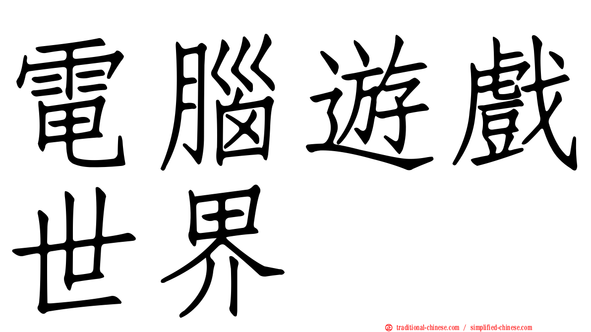 電腦遊戲世界