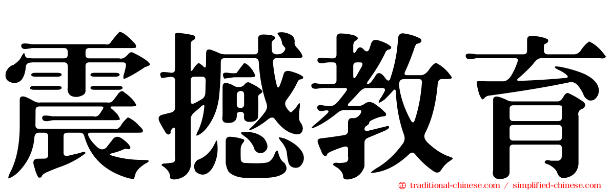 震撼教育
