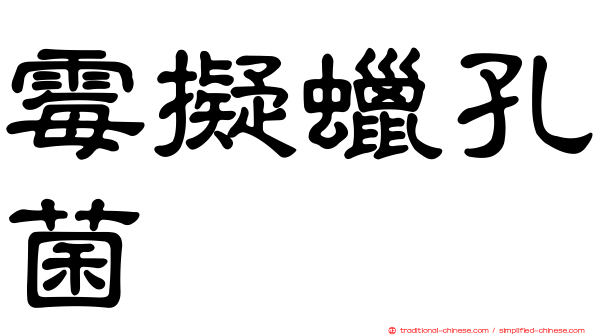 霉擬蠟孔菌