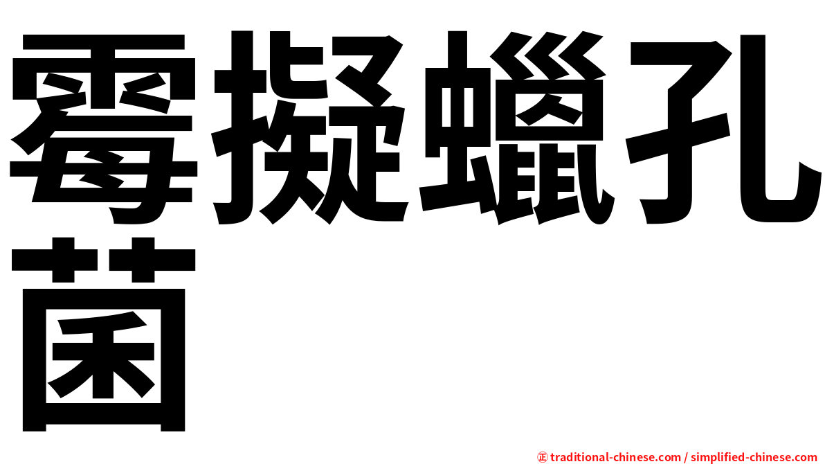 霉擬蠟孔菌