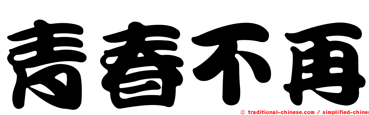 青春不再