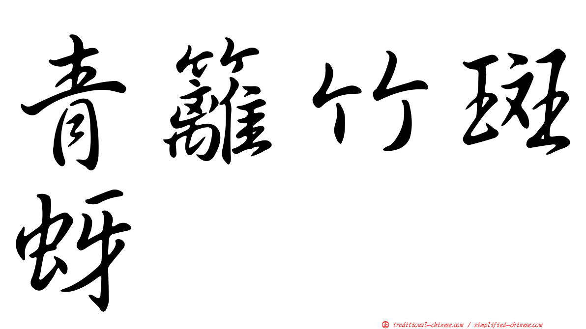 青籬竹斑蚜