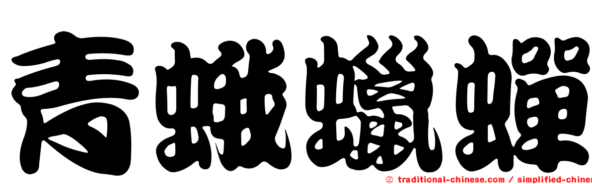 青蛾蠟蟬