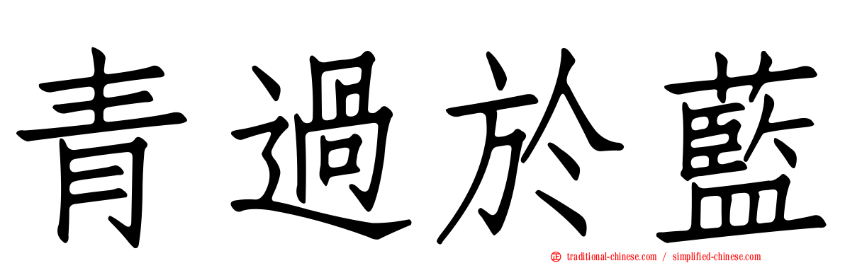 青過於藍