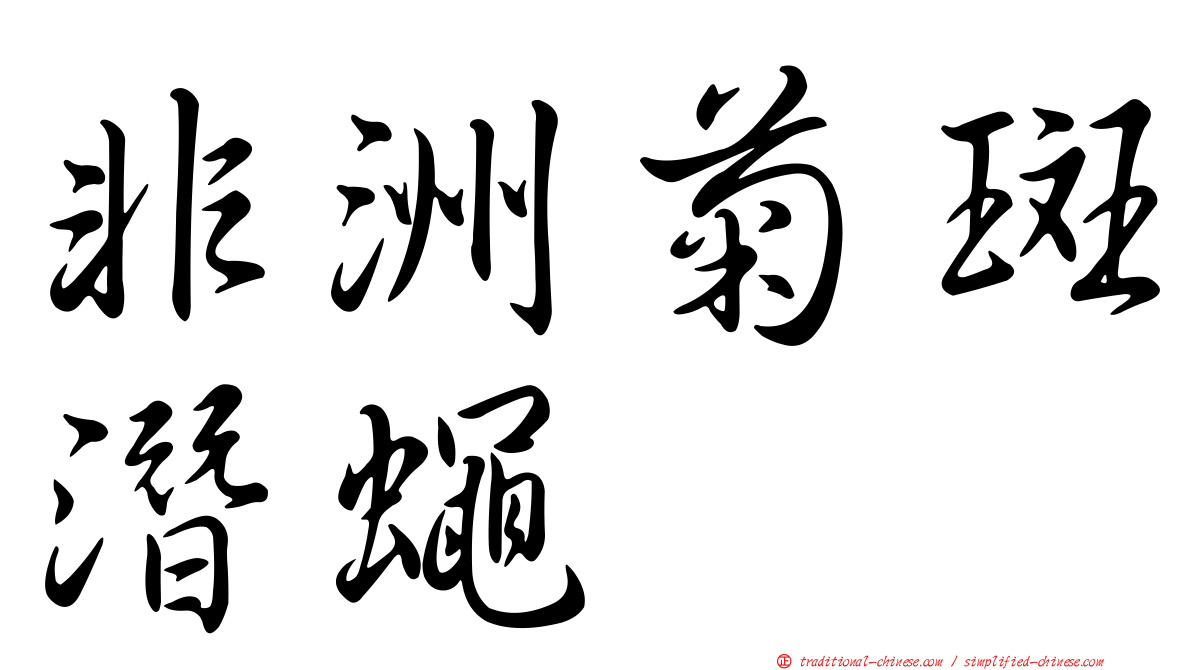 非洲菊斑潛蠅