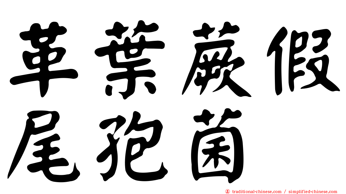 革葉蕨假尾孢菌