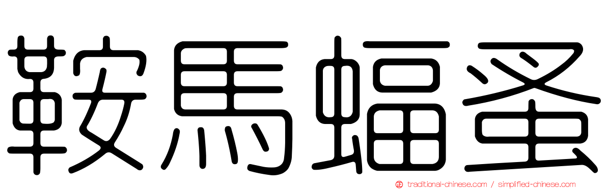 鞍馬蝠蚤