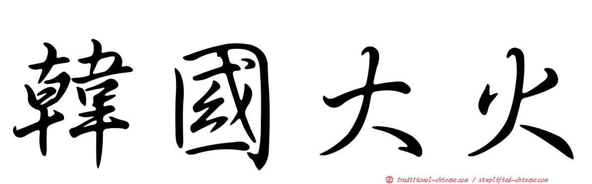 韓國大火