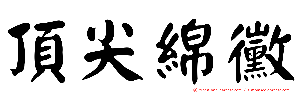 頂尖綿黴