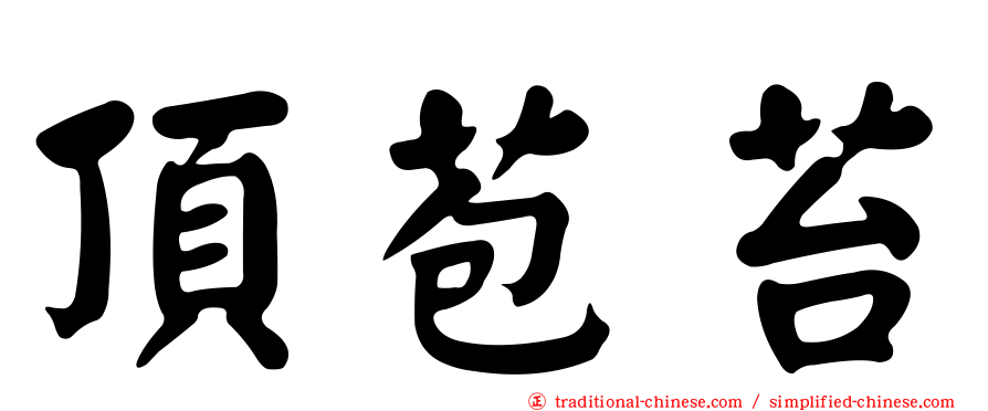 頂苞苔