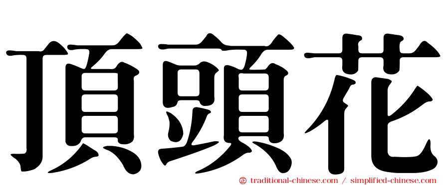 頂頭花