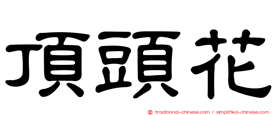 頂頭花