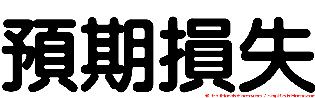 預期損失