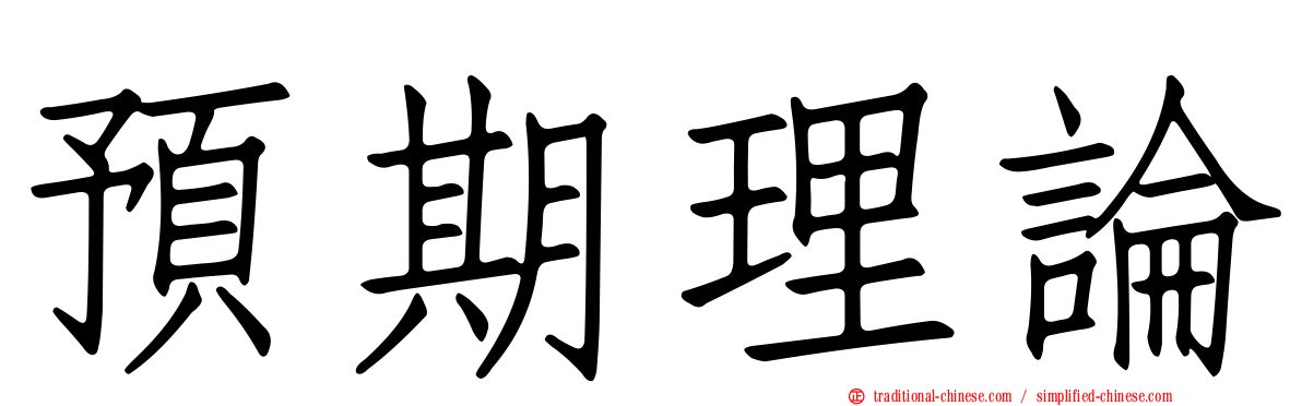 預期理論