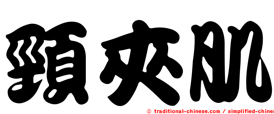 頸夾肌