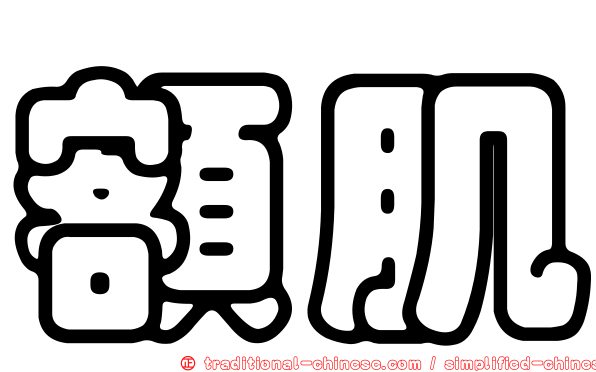 額肌
