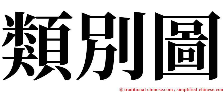 類別圖 serif font