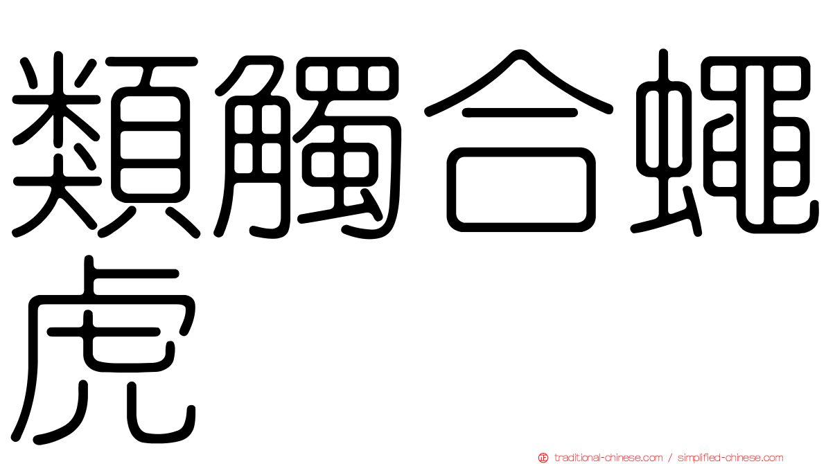 類觸合蠅虎