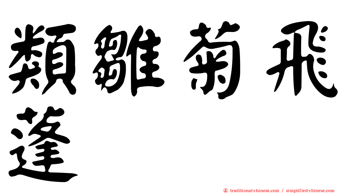 類雛菊飛蓬