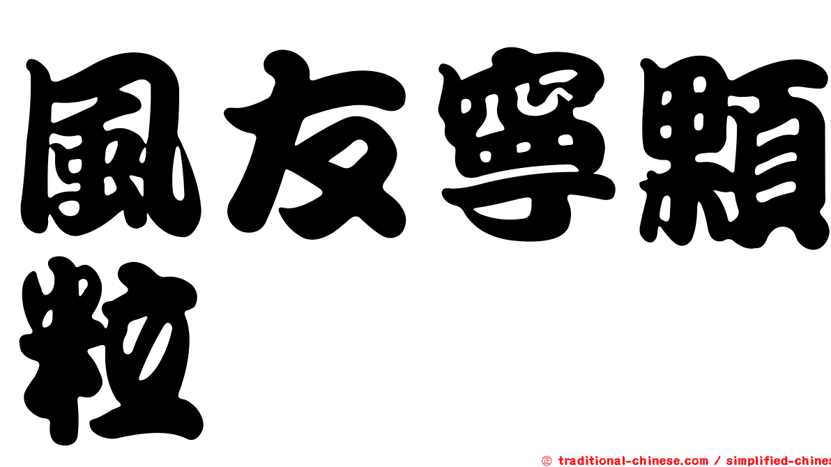 風友寧顆粒