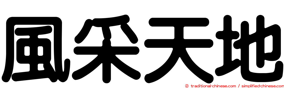 風采天地