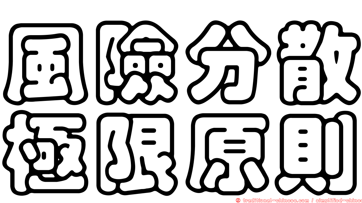 風險分散極限原則