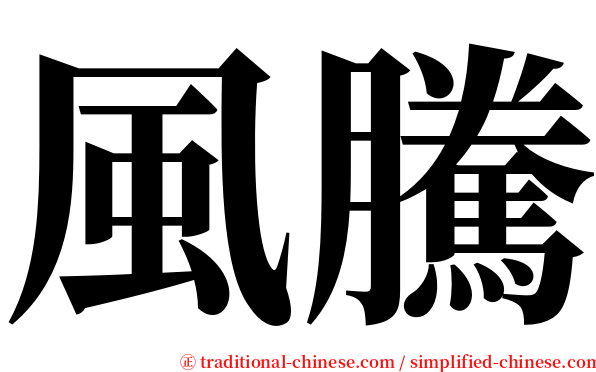 風騰 serif font