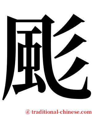颩 serif font
