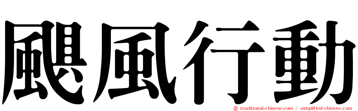 颶風行動