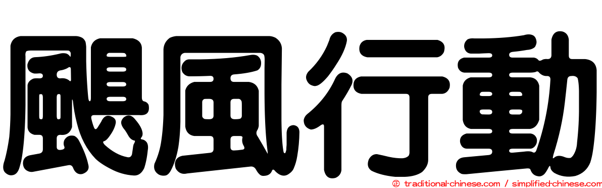 颶風行動