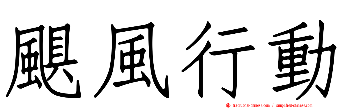 颶風行動
