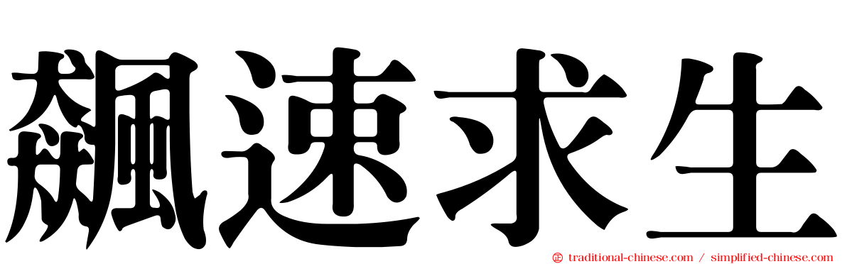 飆速求生
