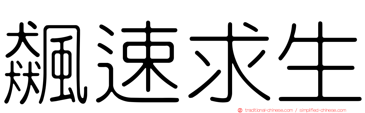 飆速求生