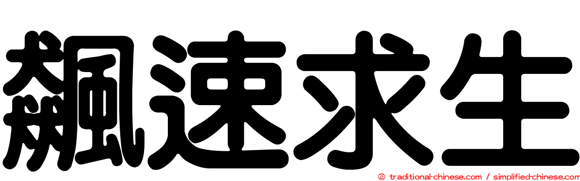 飆速求生