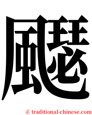飋 serif font