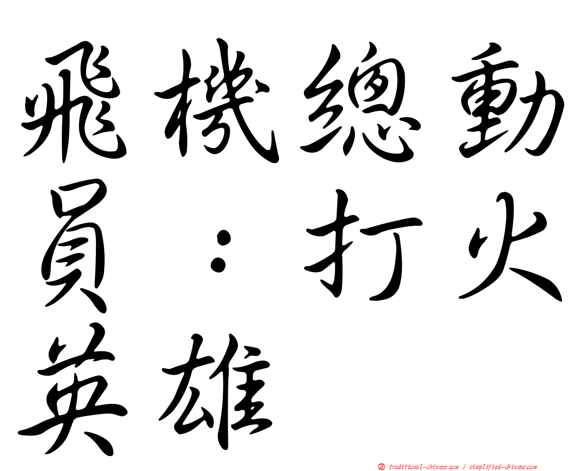 飛機總動員：打火英雄