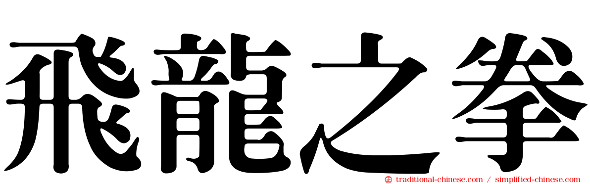 飛龍之拳