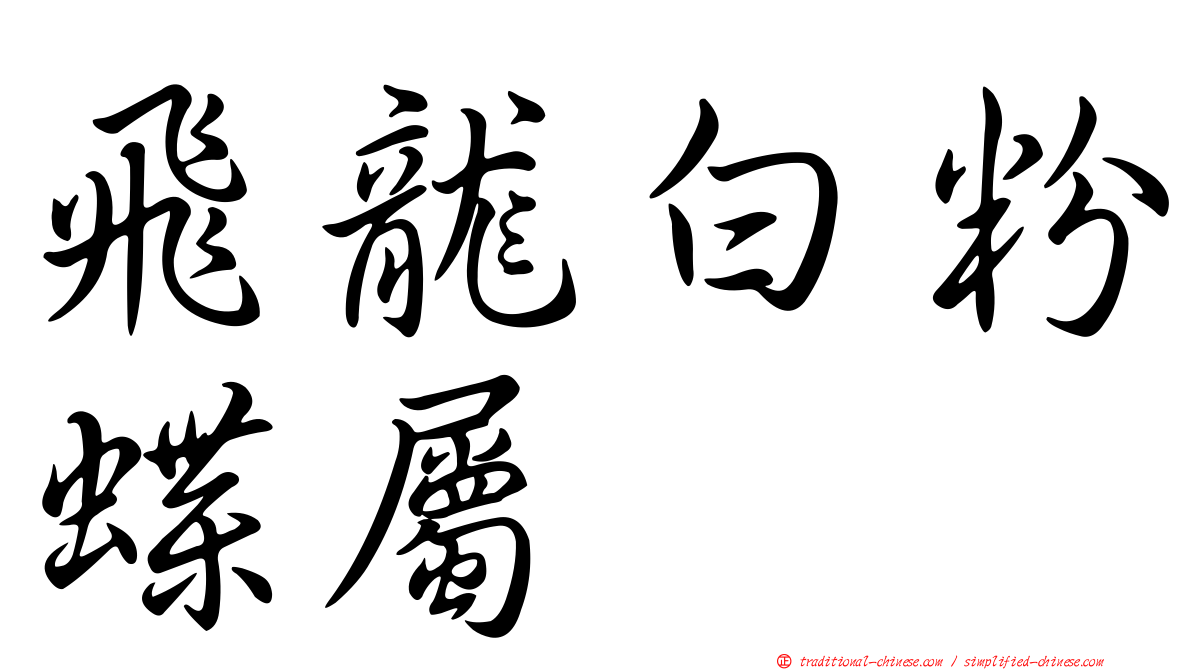 飛龍白粉蝶屬