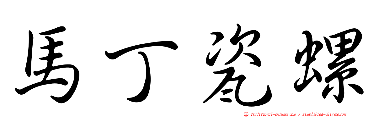 馬丁瓷螺
