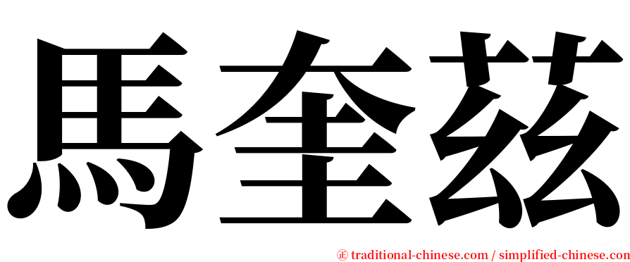 馬奎茲 serif font