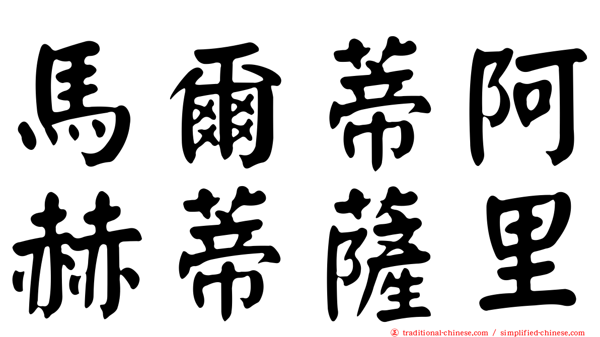 馬爾蒂阿赫蒂薩里