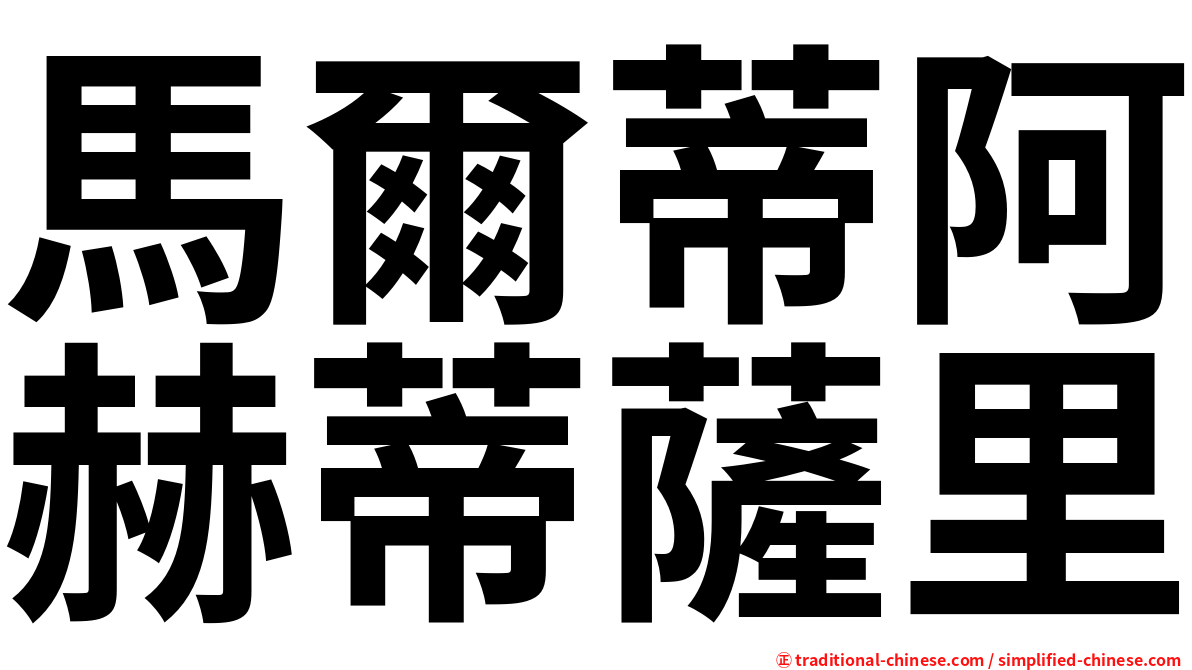 馬爾蒂阿赫蒂薩里