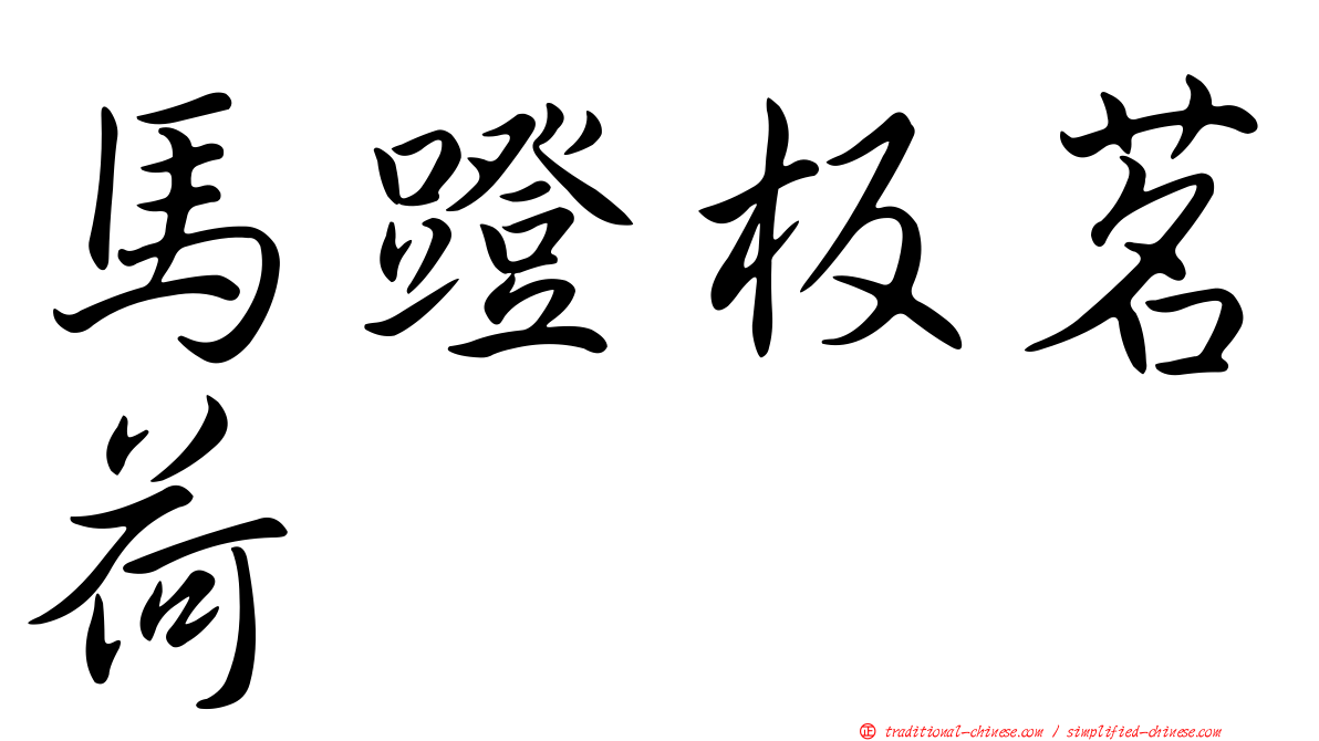 馬蹬板茗荷